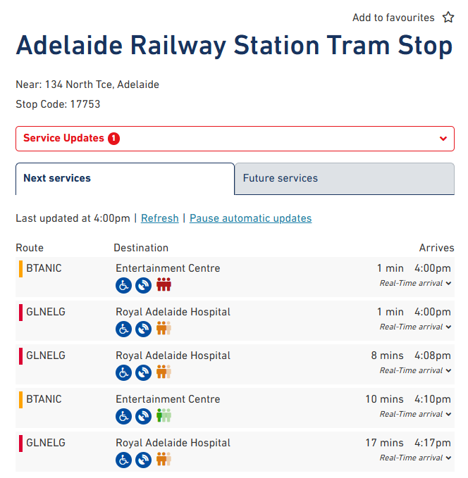 How busy is your tram