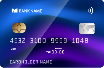 A fake bank card with generic card details that are not useable